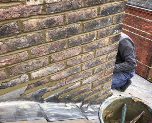 Repointing a chimney to a property in Banbury