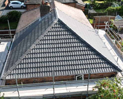 tiled roof installation