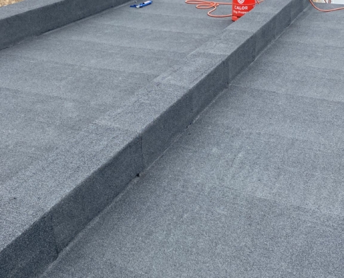 flat roof completed