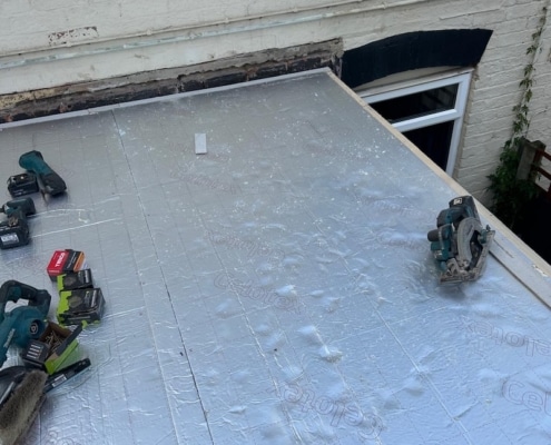 laying thermal sheeting flat roof in Bicester